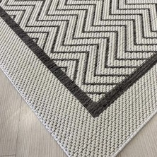 Reform Halı Jüt Sisal Gri Beyaz Makine Halısı 9718