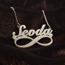 Osmanlı Gümüş Isimli Bayan Gümüş Kolye Özel Tasarım