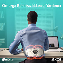 Skg W9 Pro Taşınabilir Bel ve Sırt Masaj Robotu