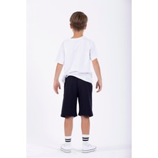 Skate Baskılı Lacivert Renk Erkek Cocuk Kaprı