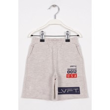 usa baskılı Bej Renk Erkek Cocuk Kaprı