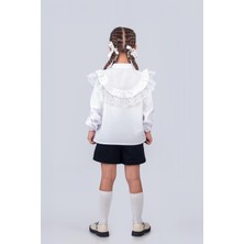 Trend Baby Kids Kız Çocuk Okul Gömleği Fistolu 5-8 Yaş