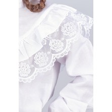 Trend Baby Kids Kız Çocuk Okul Gömleği Fistolu 5-8 Yaş