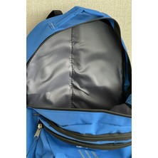 Nemo Bags Mavi Sırt Çantası Büyük Boy Okul Çantası Seyahat Çantası Su Itici Spor Çantası 45X30X15CM 24LT