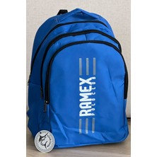 Nemo Bags Mavi Sırt Çantası Büyük Boy Okul Çantası Seyahat Çantası Su Itici Spor Çantası 45X30X15CM 24LT