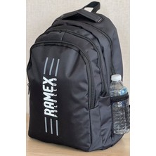 Nemo Bags Siyah Sırt Çantası Büyük Boy Okul Çantası Seyahat Çantası Su Itici Spor Çantası 45X30X15CM 24LT