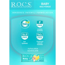 Rocs Baby 0-3 Yaş Muz Püresi Tadında Bebek Diş Macunu 45 gr