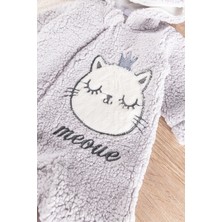 Babymod Kedi Figürlü Peluş Welsoft Kız/erkek Bebek Tulum