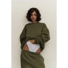 CMZ Collection Kadın 3iplik Kaliteli Rahat Günlük Trend Eşofman Takımı