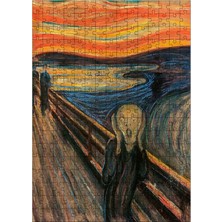 Tablomega Ahşap Mdf Puzzle Yapboz Edvard Munch Çığlık Scream 255 Parça 35*50 cm