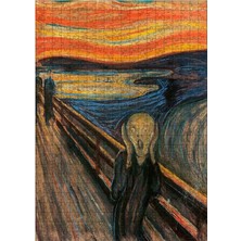 Tablomega Ahşap Mdf Puzzle Yapboz Edvard Munch Çığlık Scream 500 Parça 50*70 cm