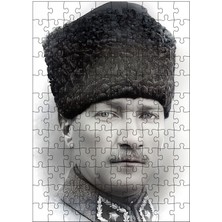 Tablomega Ahşap Mdf Puzzle Yapboz Mustafa Kemal Atatürk 120 Parça 25*35 cm