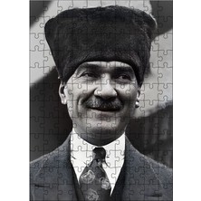 Tablomega Ahşap Mdf Puzzle Yapboz Mustafa Kemal Atatürk 120 Parça 25*35 cm