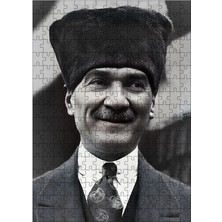 Tablomega Ahşap Mdf Puzzle Yapboz Mustafa Kemal Atatürk 255 Parça 35*50 cm