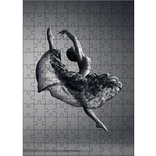 Ekart Ahşap Mdf Puzzle Yapboz Balerin Kadın 120 Parça 25*35 cm