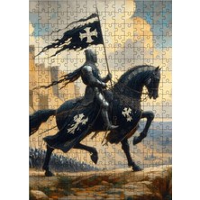 Karizma Tablo Ahşap Mdf Puzzle Yapboz Haçlı Ordusu  255 Parça 35*50 cm