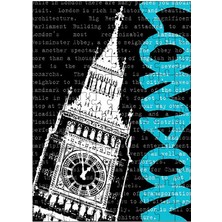 Karizma Tablo Ahşap Mdf Puzzle Yapboz Londra Temalı 120 Parça 25*35 cm