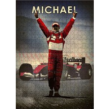 Karizma Tablo Ahşap Mdf Puzzle Yapboz Michael Schumacher 500 Parça 50*70 cm