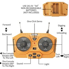 Venus Seer 2.4g Kablosuz Rc Ekskavatör Uzaktan Kumanda Rc Kamyon Paletli Kamyon Elektrik Mühendisliği Araç Oyuncaklar Çocuklar Için (Yurt Dışından)