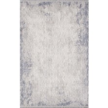 Artemis Halı Artex 02503A Gri Mavi Modern Saçaklı Halı