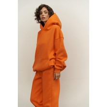 CMZ Collection Kadın Yüksek Bel 3iplik Kaliteli Oversize Eşofman Takımı