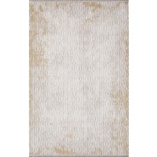 Artemis Halı Artex 02503B Gri Gold Modern Saçaklı Halı
