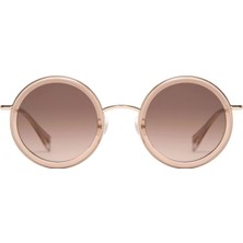 Gigi Studios 6583 9 Rose Gold Yuvarlak Unisex Güneş Gözlüğü