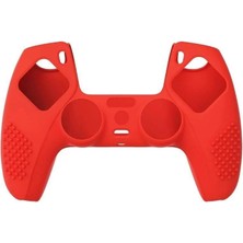 Cosmostech Ps4 Controller Joystick Oyun Kolu Gamepad Uyumlu - Silikon Koruyucu cover Kırmızı