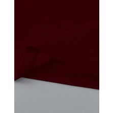 Softway Kadın Kısa Kollu Basic Dar Kalıp Crop T-Shirt - Bordo