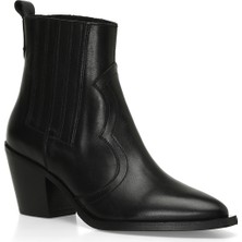 Nine West Vılla 4pr Siyah Kadın Kovboy Bot