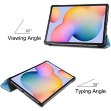 Five-E Samsung Galaxy Tab A8 10.5 (2021) Yatay Standlı Güçlü Mıknatıslı Uyku Modlu Hardback Smart Kılıf SM-X200