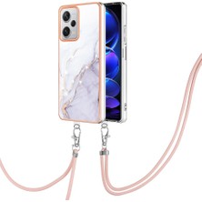 GX Boutique Xiaomi Redmi Için Not 12 Pro Artı 5g Mermer Crossbody Kordon Askısı (Yurt Dışından)