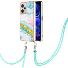 GX Boutique Xiaomi Redmi Için Not 12 Pro Artı 5g Mermer Crossbody Kordon Askısı (Yurt Dışından)