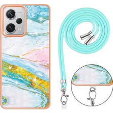 GX Boutique Xiaomi Redmi Için Not 12 Pro Artı 5g Mermer Crossbody Kordon Askısı (Yurt Dışından)