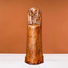 Arkeo Art Design Hammurabi Kanunları Tableti - Antik Mezopotamya Hukuk Anıtı, Antik Ev Dekorasyonu 26 cm