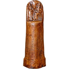 Arkeo Art Design Hammurabi Kanunları Tableti - Antik Mezopotamya Hukuk Anıtı, Antik Ev Dekorasyonu 26 cm