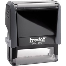 Trodat 4912 Gri Gövde Mavi Keçe Kaşe