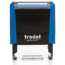 Trodat 4911 P4 Kase Mavi Govde, Mavi Keçe