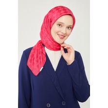 Levidor Jakarlı Eşarp - Dama - Fuşya