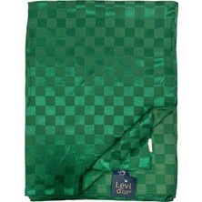 Levidor Jakarlı Şal - Dama - Zümrüt