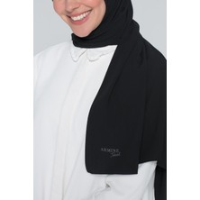 Armine Medine Ipeği Şal - Siyah 1001