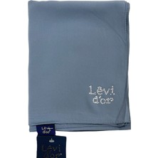 Levidor Medine Ipeği Şal - Indigo