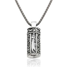 Ervanur 925 Ayar Gümüş Zülfikar Kılıcı Cevşen Kolye