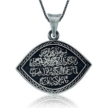 Ervanur 925 Ayar Gümüş Nazar Duası Kadın Kolye