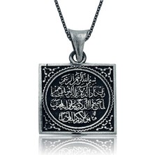 Ervanur 925 Ayar Gümüş Nazar Duası Kadın Kolye