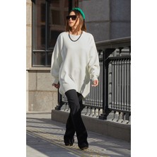Dnz Fashion  Bisiklet Yaka Triko Kazak