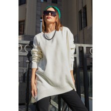 Dnz Fashion  Bisiklet Yaka Triko Kazak