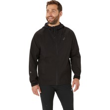 Asics Metarun Waterproof Jacket Erkek Siyah Beyaz Ceket 2011D121-001