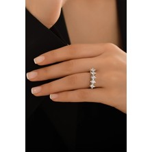 Çelikoğlu Kuyumculuk 8 Ayar Altın  Beş Taş Yüzük 1,78 gr