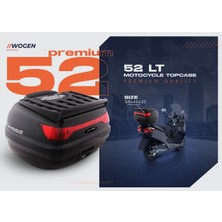 Wogen WG52 Premium 52 Litre Sırt Dayamalı Arka Çanta Siyah